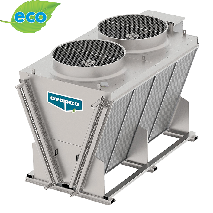 eco-Air Series V-configuration Industrial CO2 Gas Cooler