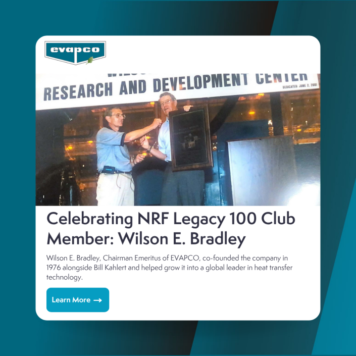 Celebrating NRF Legacy 100 Club Member: Wilson E. Bradley 